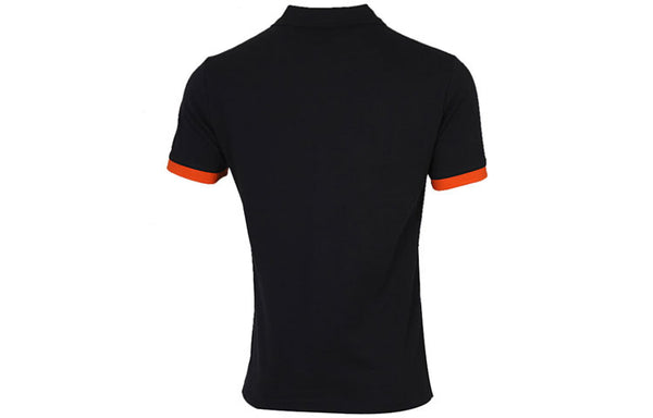 Футболка sportswear lapel short sleeve polo shirt black Nike, черный — фото 2