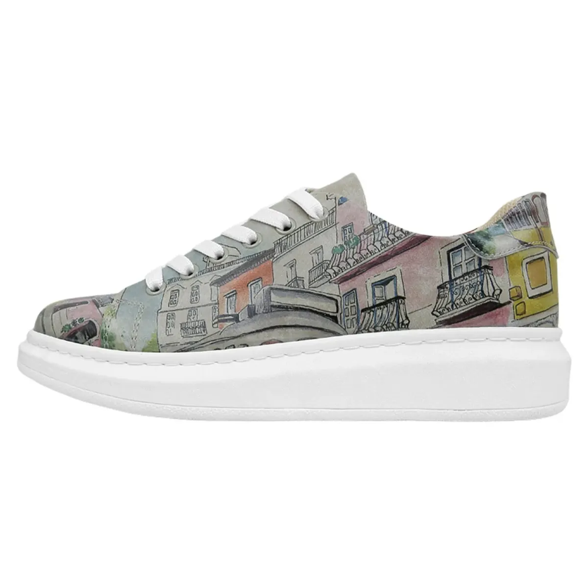 Кроссовки на платформе DOGO "Ladies Myra Lisboa Vegan женские кроссовки / женские", веганский, синий