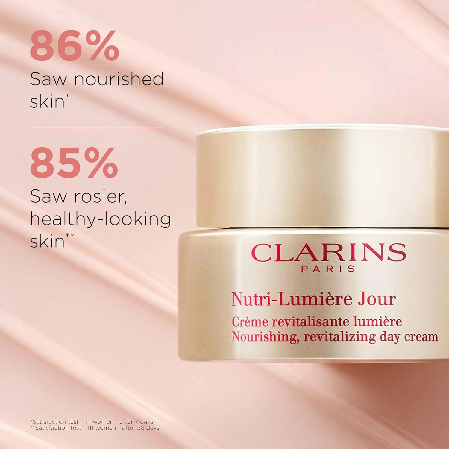 Крем для лица Clarins — Дневной Nutri-Lumière против старения, восстанавливает сияние и упругость зрелой кожи, 45 г — фото 2