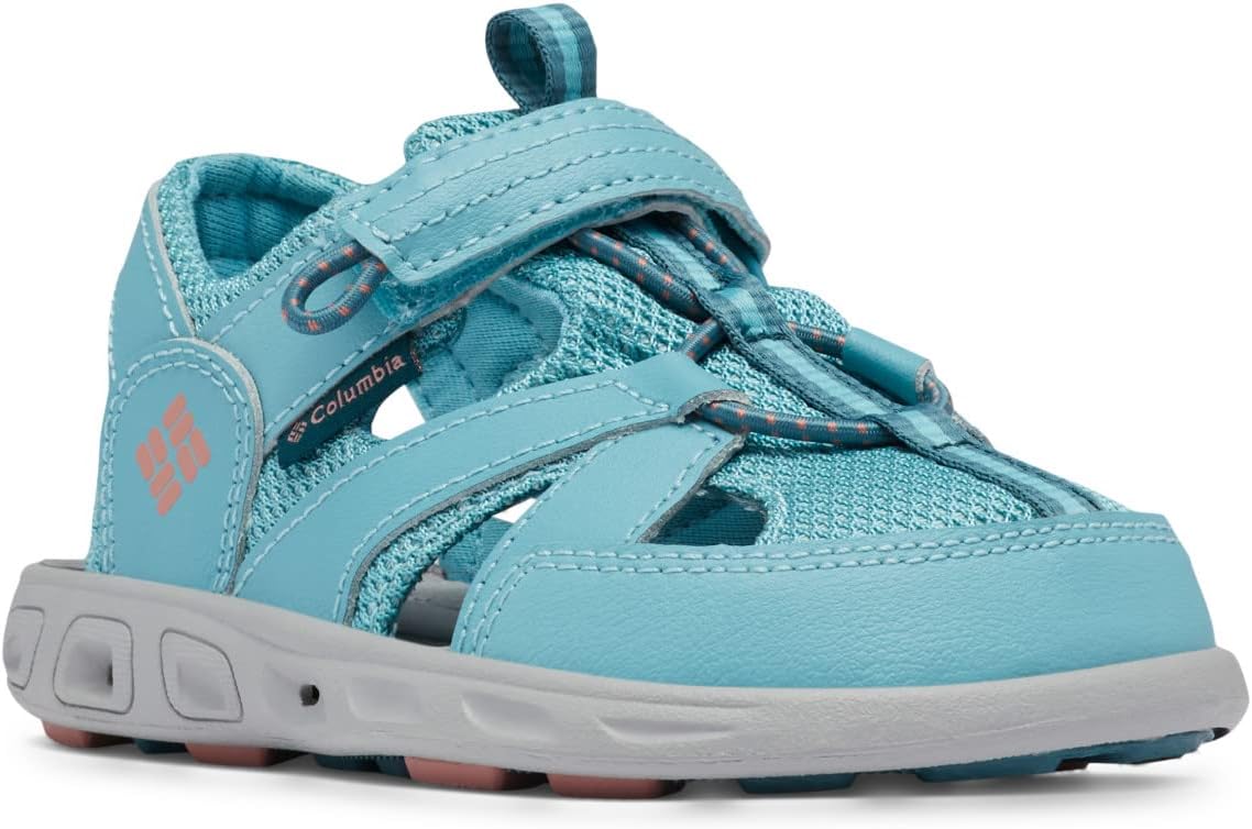 

Columbia unisex-child Techsun Wave закрытые сандалии, Sea Wave/Sandalwood Pink