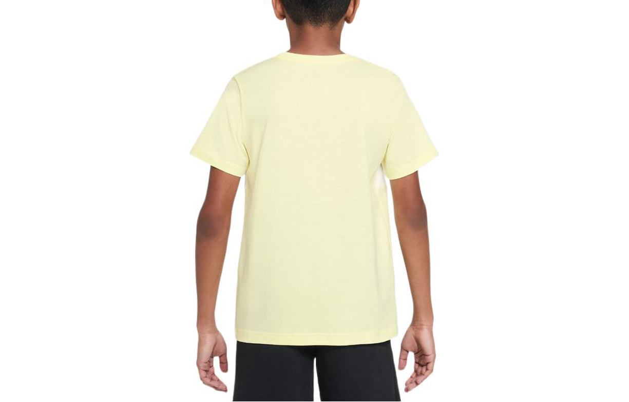 Футболка Light Lemon Green детская Jordan, светло-лимонно-желто-зеленая — фото 3