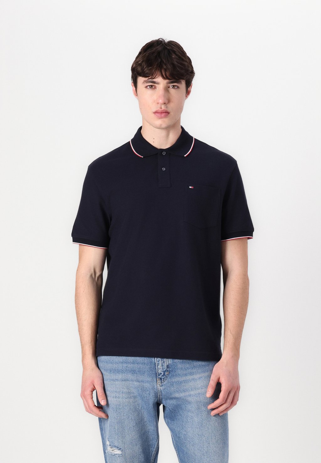 

Рубашка поло POCKET CLASSIC FIT POLO Tommy Hilfiger, темно-синий