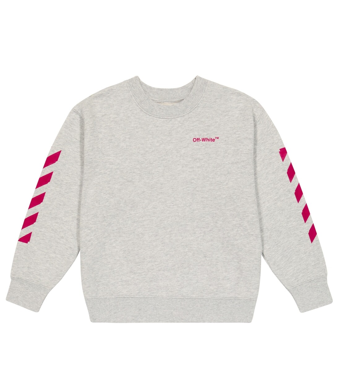 

Толстовка из хлопка с логотипом Off-White, белый