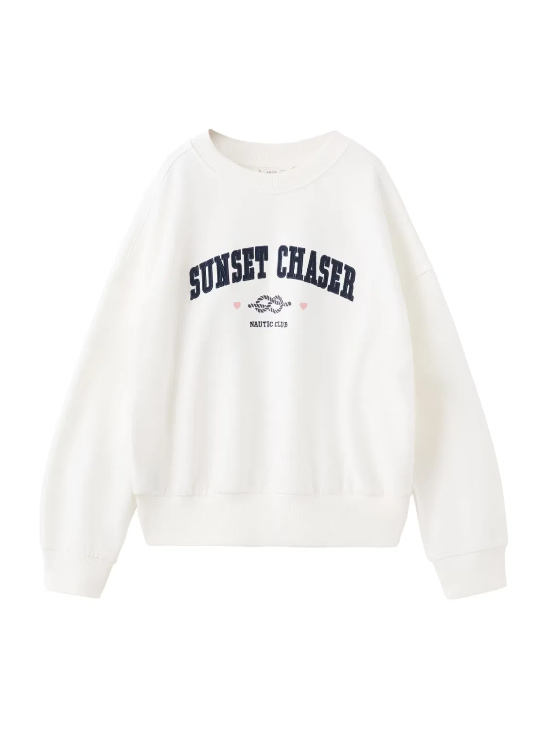 Толстовка 'SUNSET' Mango Kids, Off White