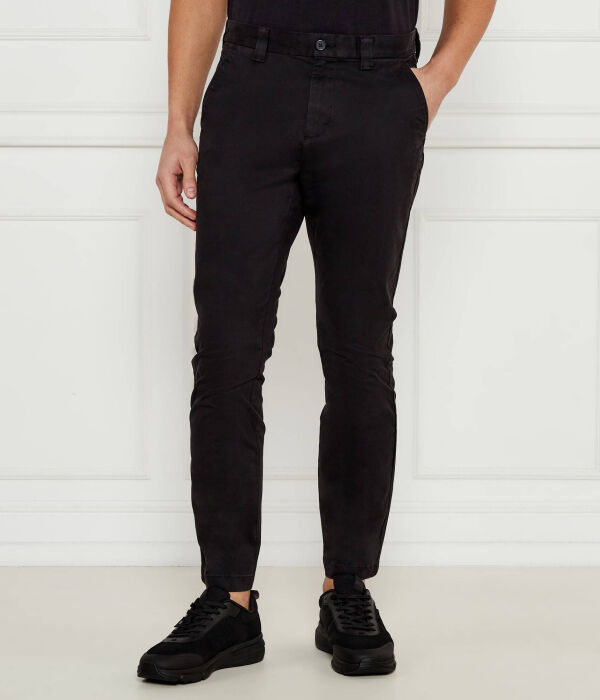 

Брюки-чинос мужские Tommy Jeans хлопковые, черный