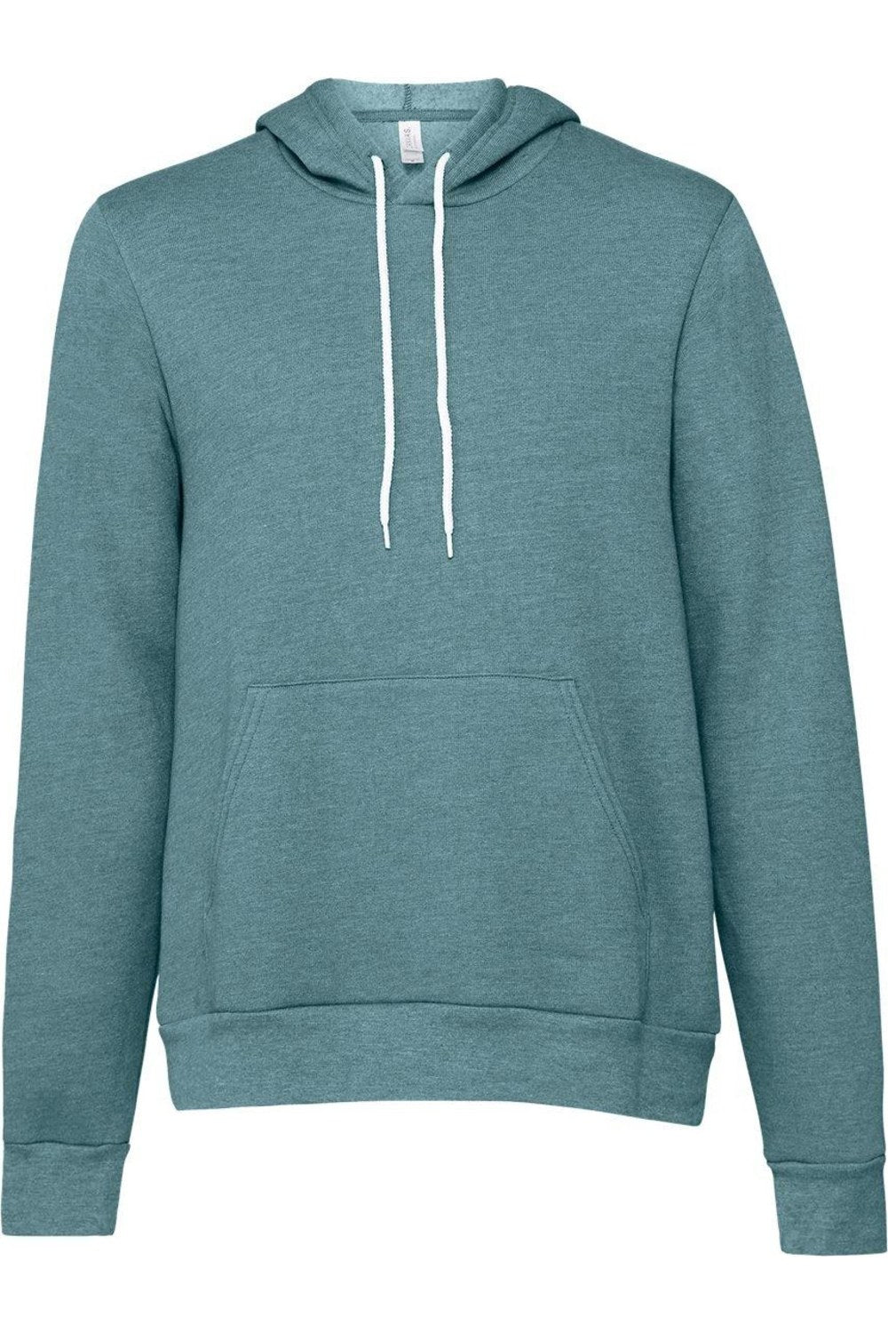 

Толстовка с капюшоном из губчатого флиса BELLA + CANVAS, цвет heather deep teal