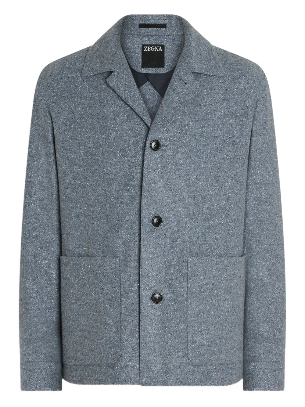 

Куртка с накладными карманами Zegna, синий