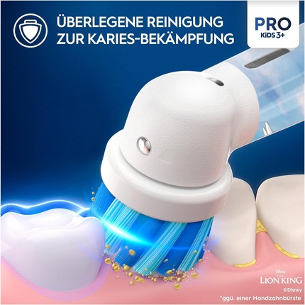 Электрическая зубная щетка Pro Kids Lion King Oral-B — фото 2