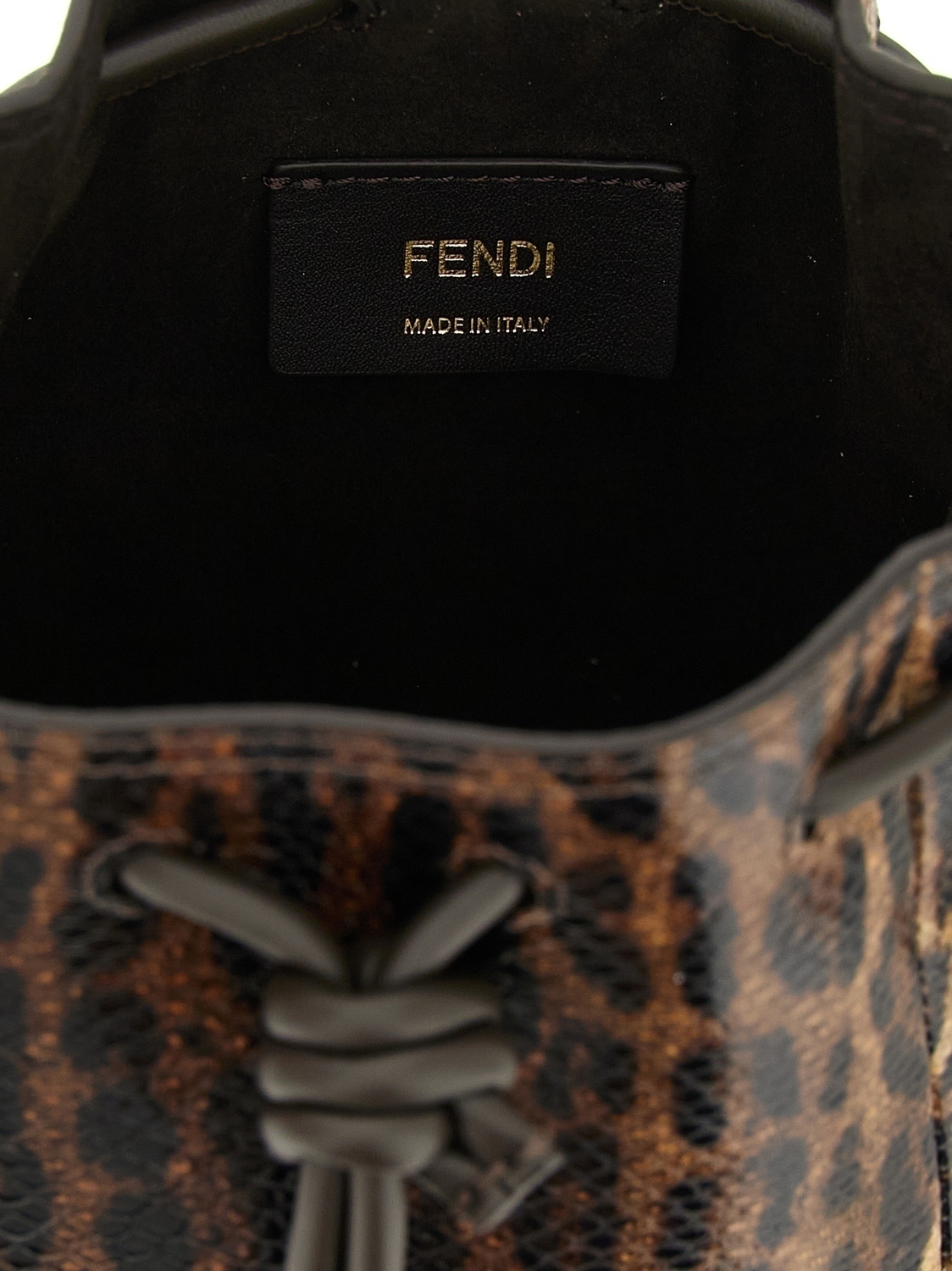 Мини-сумка-ведро 'Mon Tresor' FENDI, коричневый — фото 4