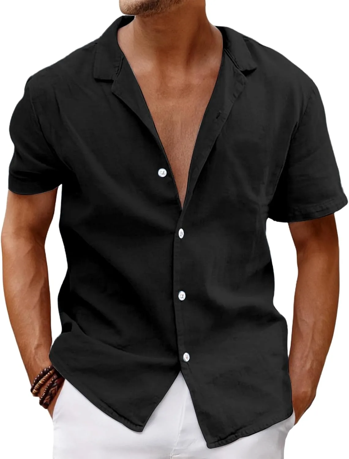 

Мужская рубашка с коротким рукавом Casual Baggy Fit Thatrich