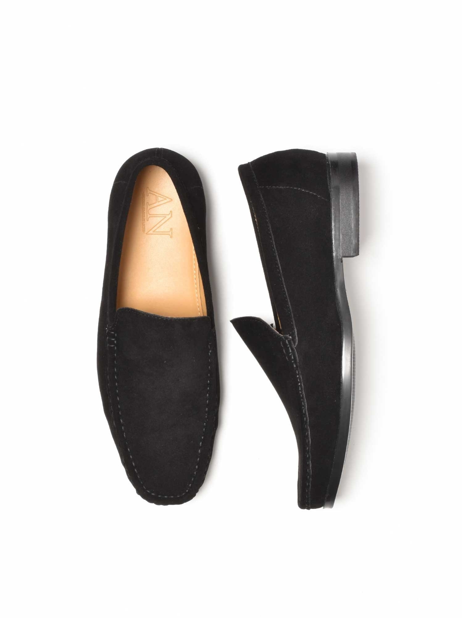 Лоферы AN AN by LUCIUS, Black suede — фото 2