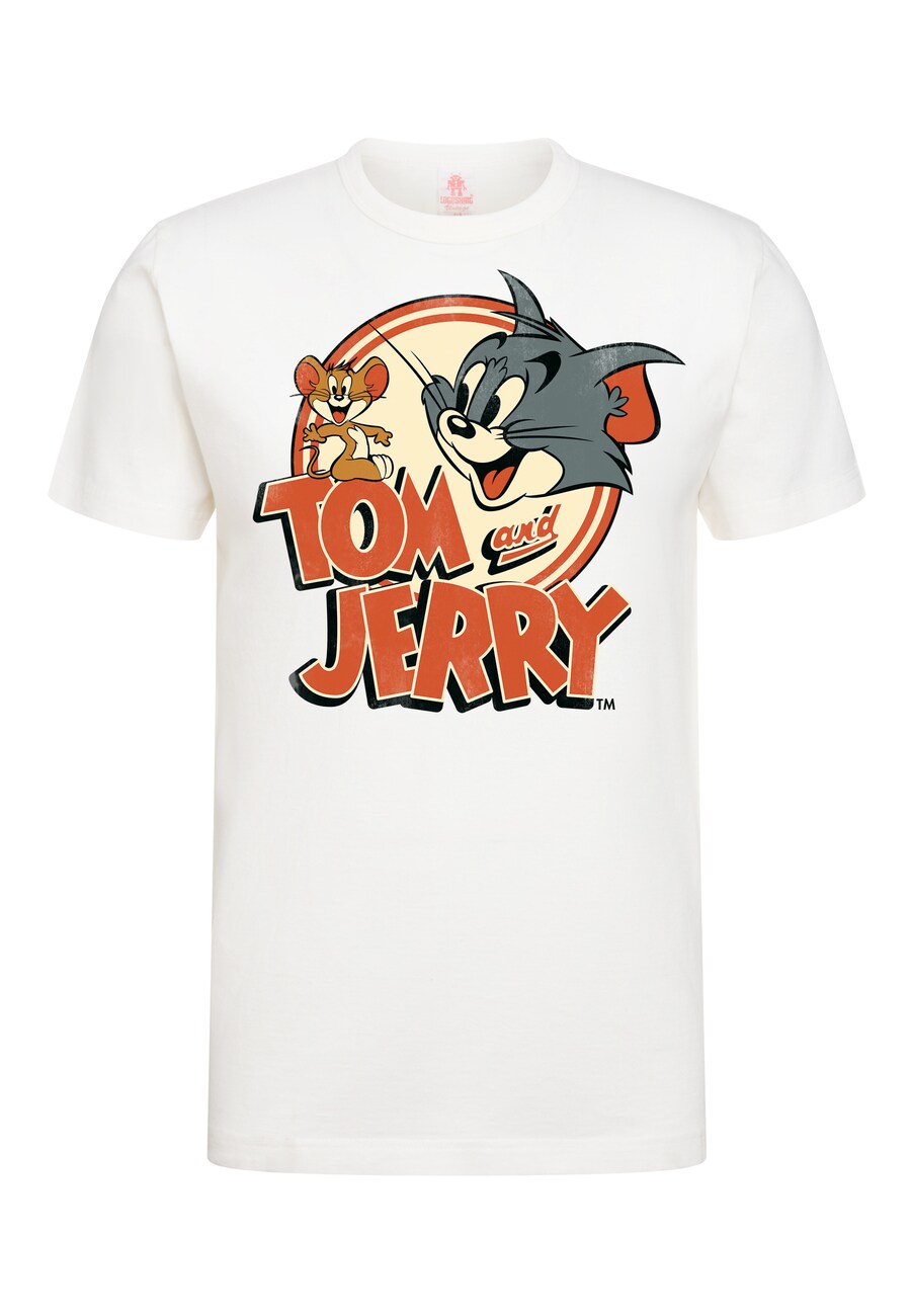 

Классическая футболка LOGOSHIRT Shirt Tom & Jerry, белый