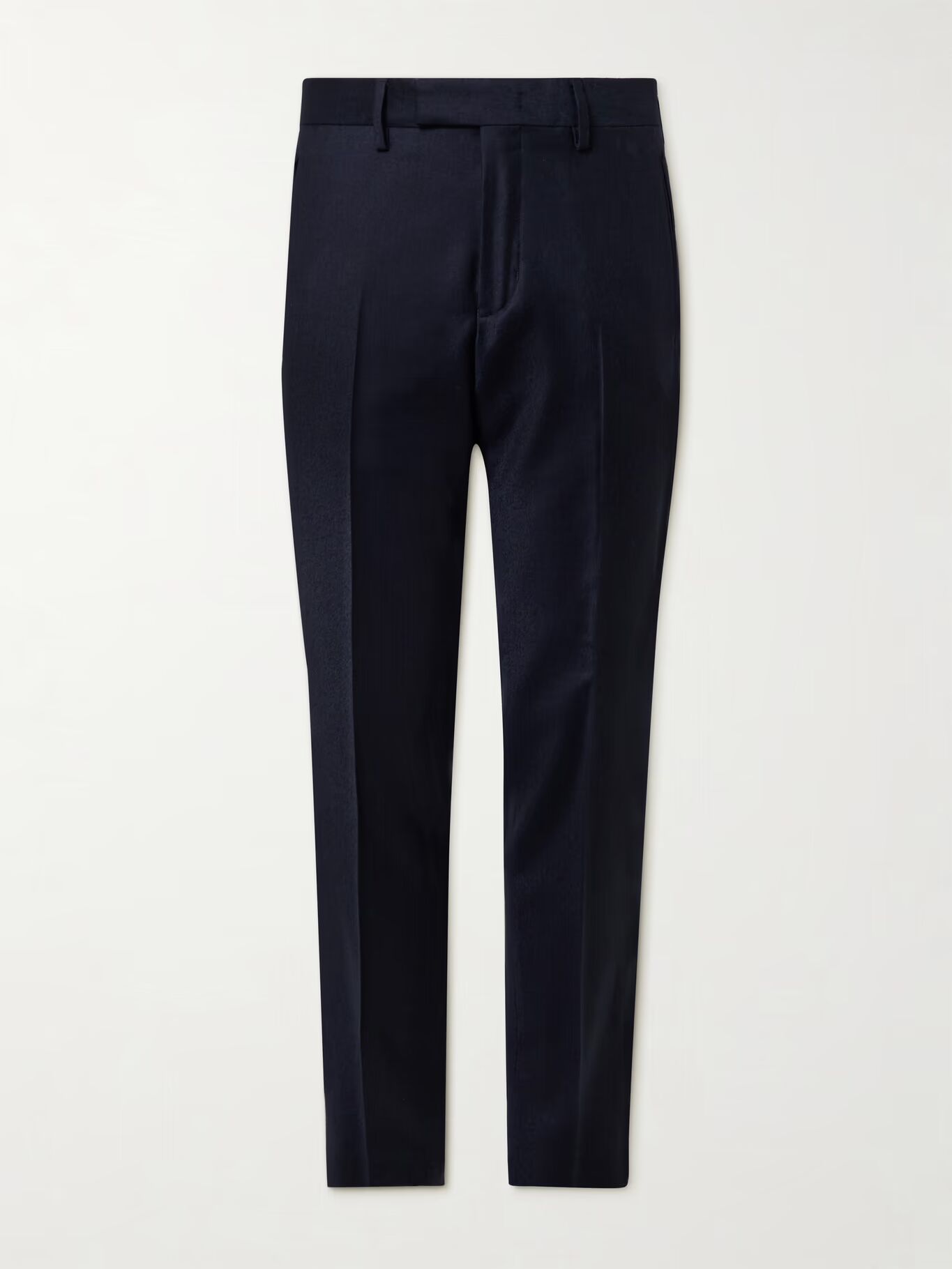 

Костюмные брюки Philip Slim-Fit Straight-Leg из шерсти и фланели MR P., темно-синий