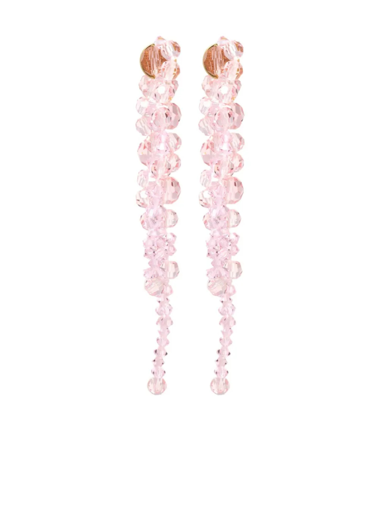 

Серьги Simone Rocha, украшенные кристаллами, розовый
