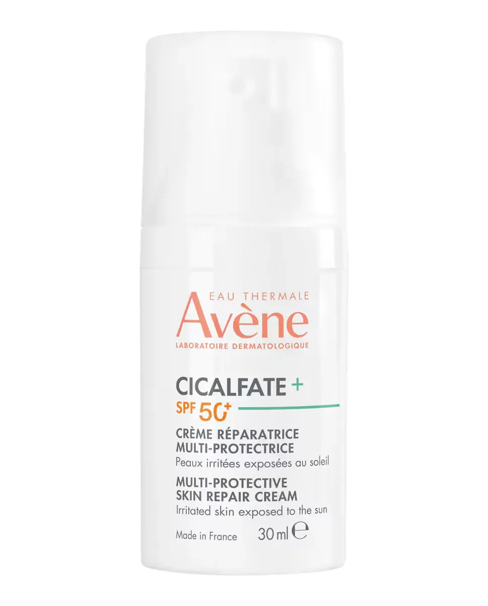 Крем для лица SPF50 AVENE Cicalfate+ Восстанавливающий защитный с солнцезащитным фильтром + Avène