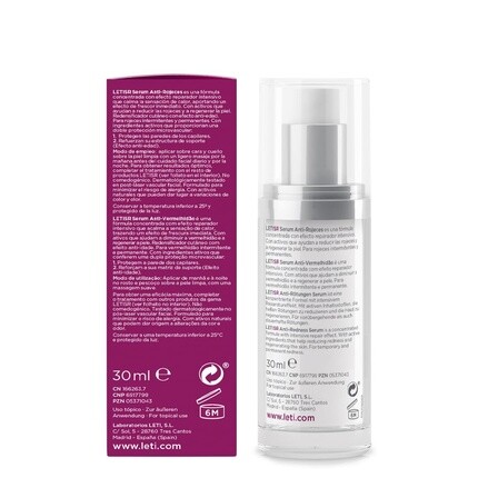 Сыворотка Leti — Sr Anti-Redness Serum Высококонцентрированная для успокоения чувствительной или, 30 мл — фото 3