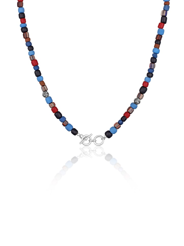 

KUZZOI Колье в стиле бохо из серебра 925 пробы, синее