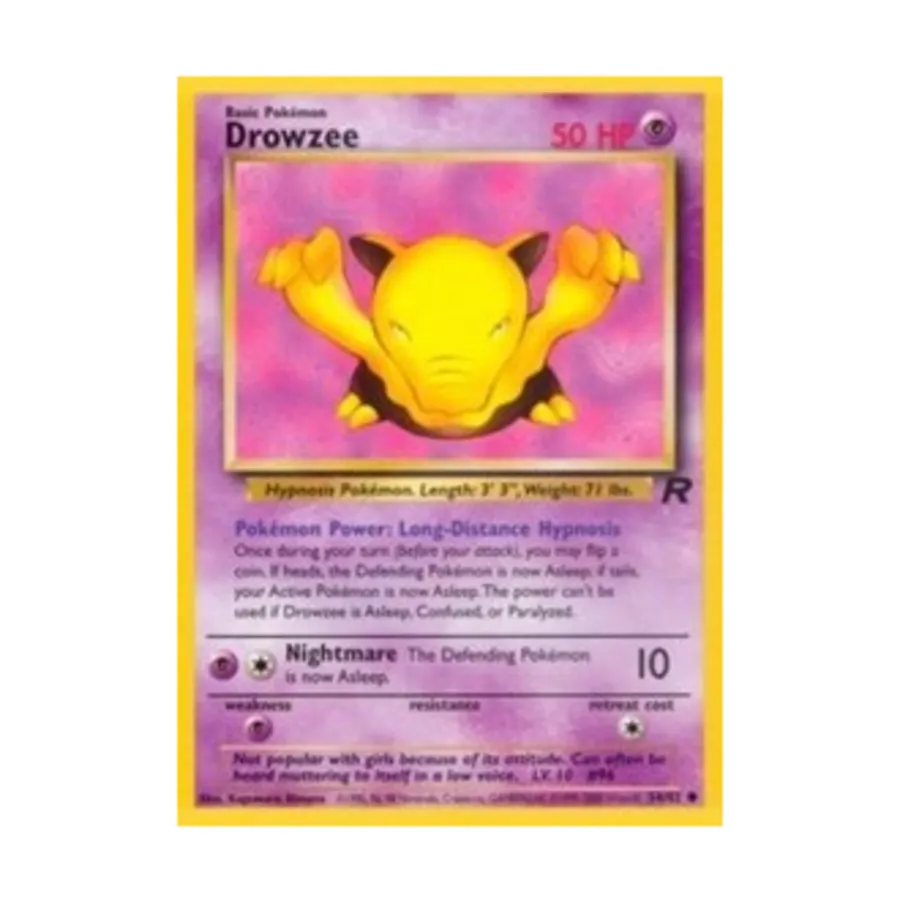 

CCG Дроузи (C) #54, Pokemon - Team Rocket - Singles