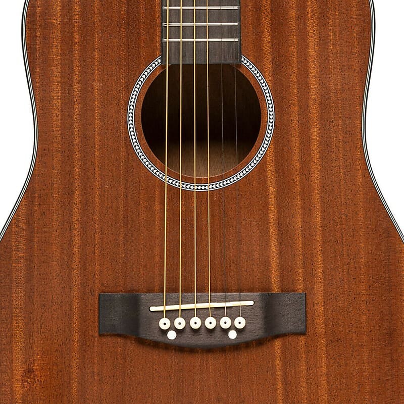 

Акустическая гитара Stagg SA25-MAH-TRAVEL Dreadnought Sapele Top Okoume Neck 6-String Travel Acoustic Guitar