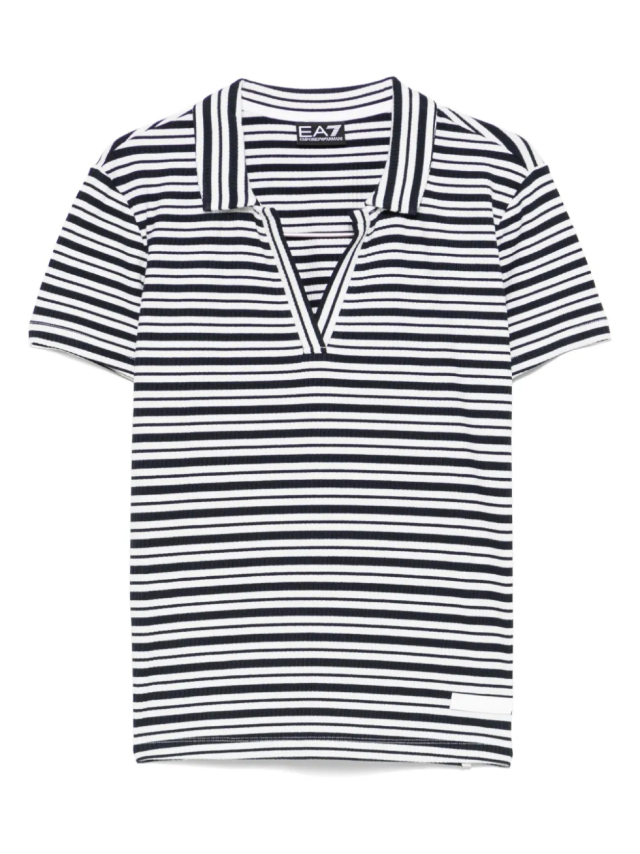 

Футболка в полоску Ea7 Emporio Armani, черный