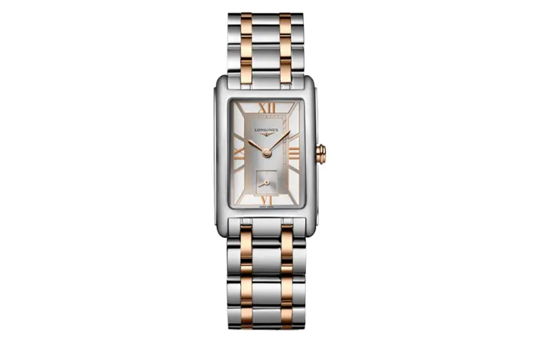 

LONGINES Часы DolceVita Collection Quartz Movement женские 23.3*37мм белый циферблат нержавеющая сталь 18K Rose Gold ремешок