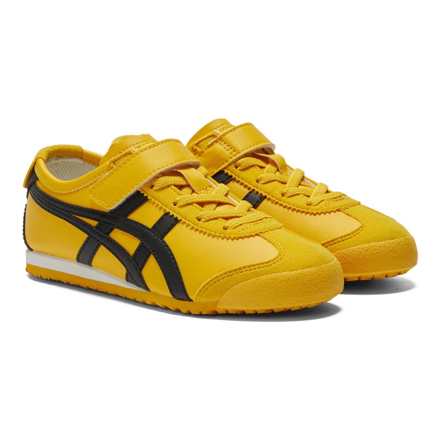 Кроссовки Onitsuka Tiger MEXICO 66 Kids Lifestyle Shoes Kids Low-top Yellow/black, желтый/черный — фото 3