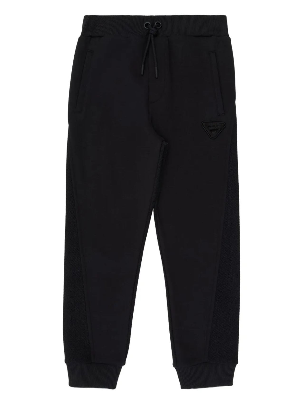 

Спортивные брюки Emporio Armani Kids с аппликацией логотипа, синий