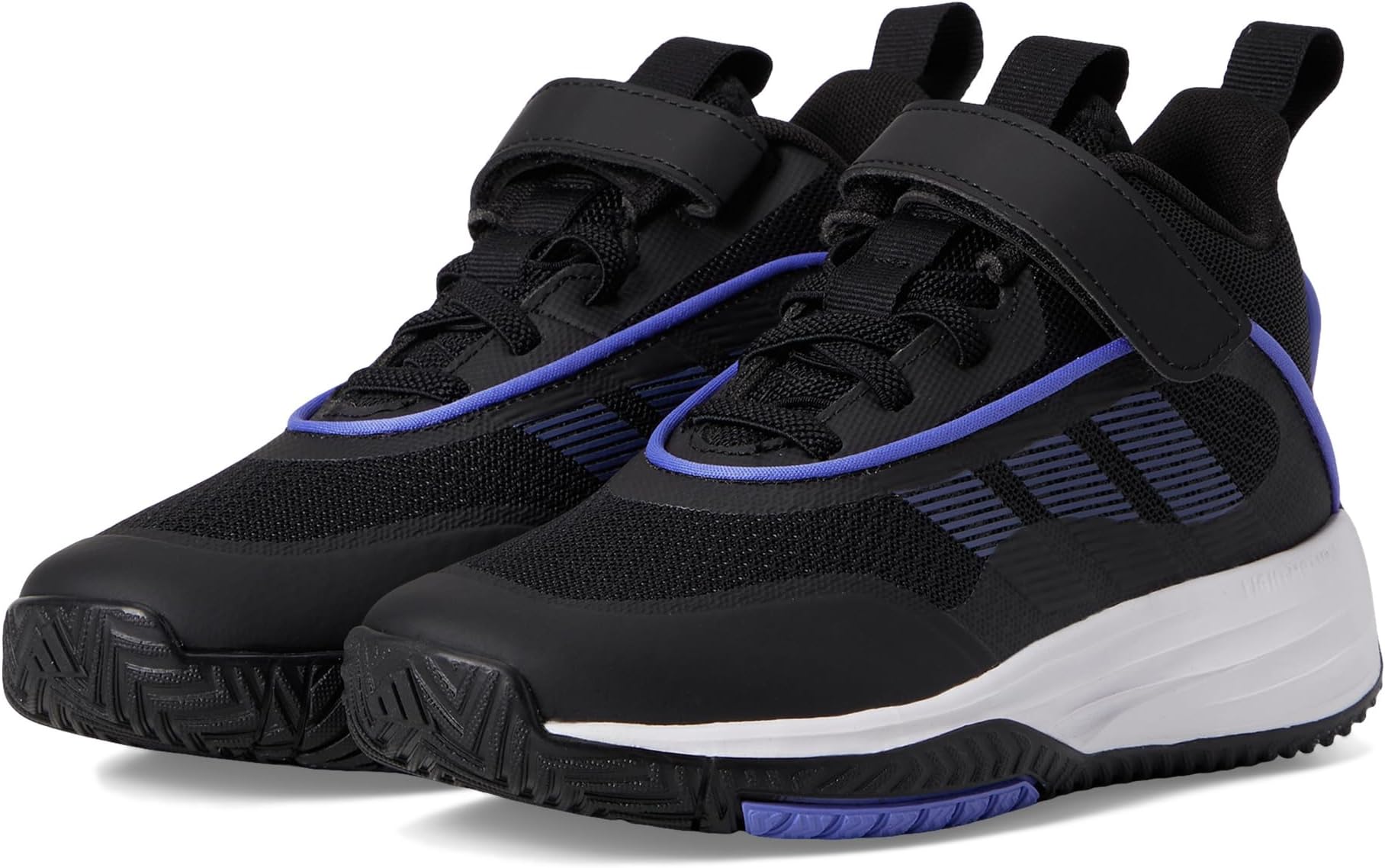 

Кроссовки Adidas Kids Own The Game 3.0 Basketball Shoes, Black/Semi Cobalt Blue/WhiteSee Less