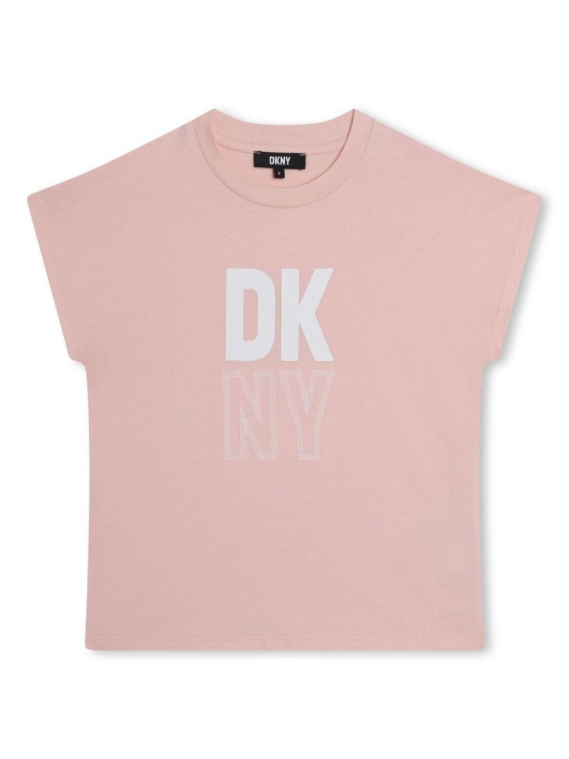 

DKNY футболка из органического хлопка с логотипом, розовый