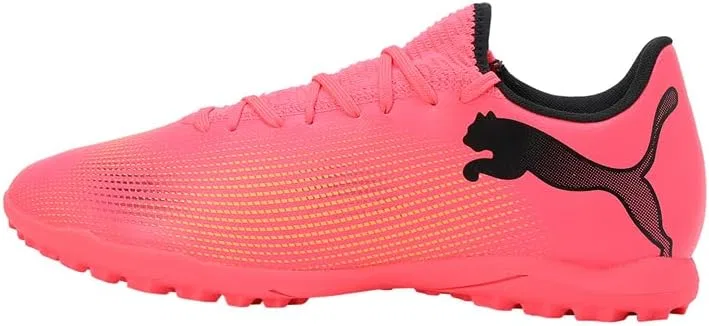 Кроссовки Puma Herren Future 7 Play Turf Trainer Fußball-stollenКроссовки, Sunset Glow Puma Black Sun Stream — фото 2
