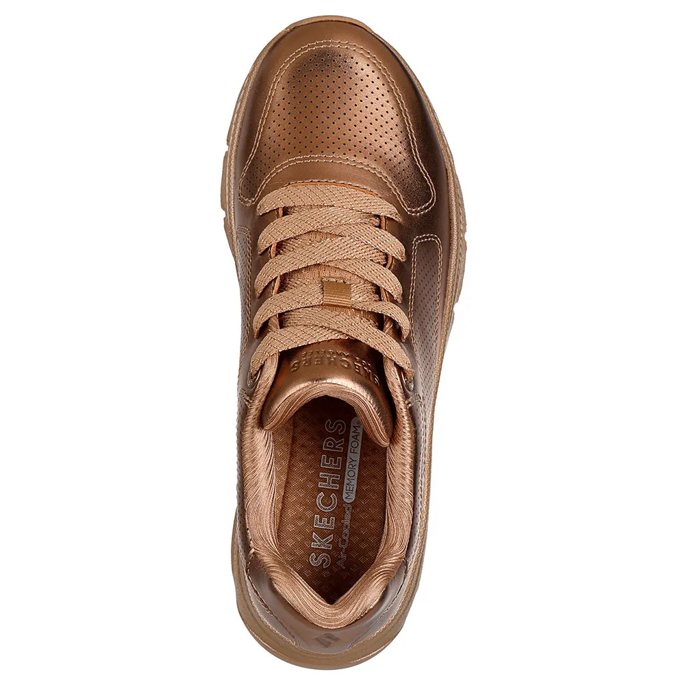 Кроссовки Skechers Uno Icon Lustrous Air, золотой — фото 4