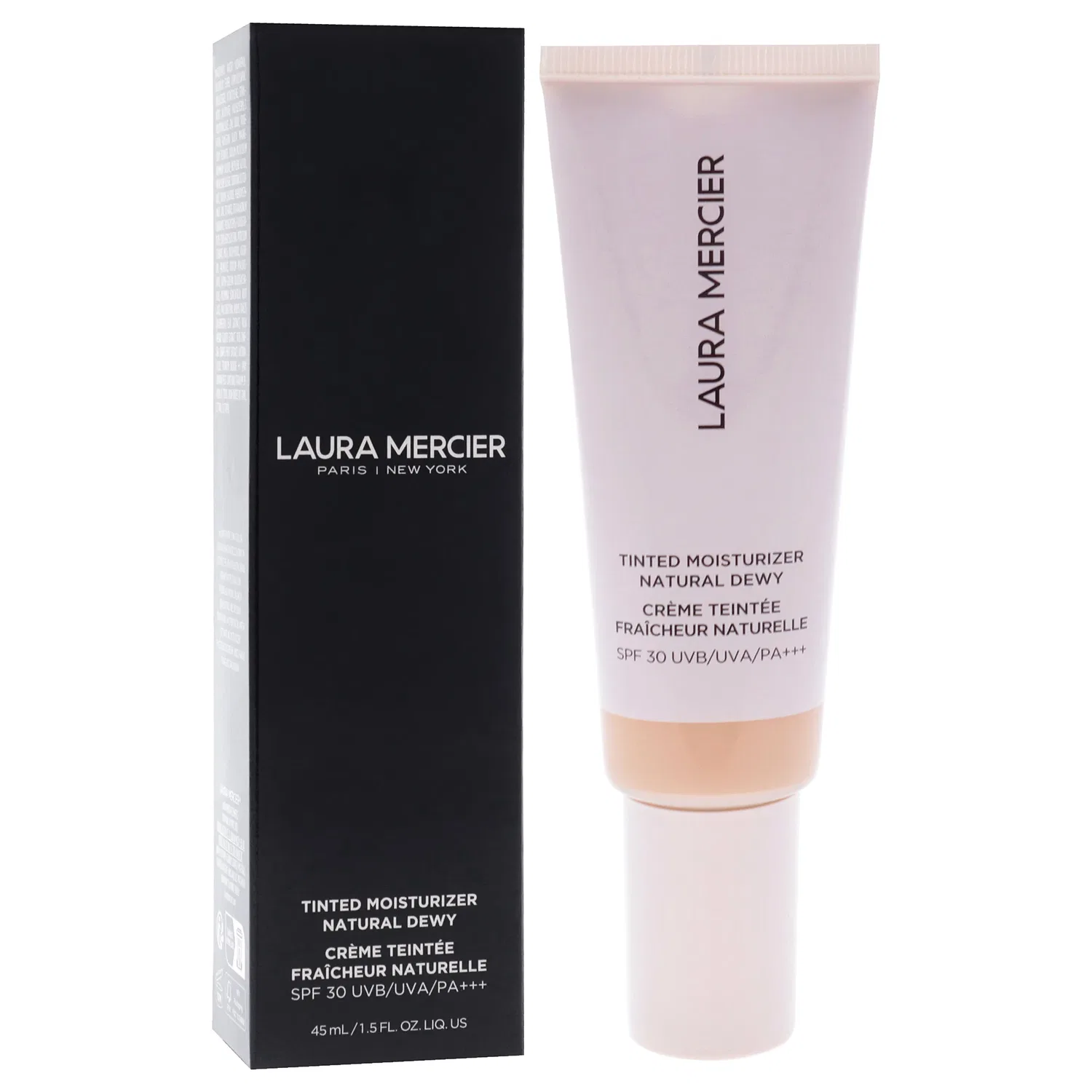 Тонирующий увлажняющий крем Natural Dewy SPF 30 - 1W Blonde от Laura Mercier для женщин - 1,5 унции (42 г), коричневый — фото 3