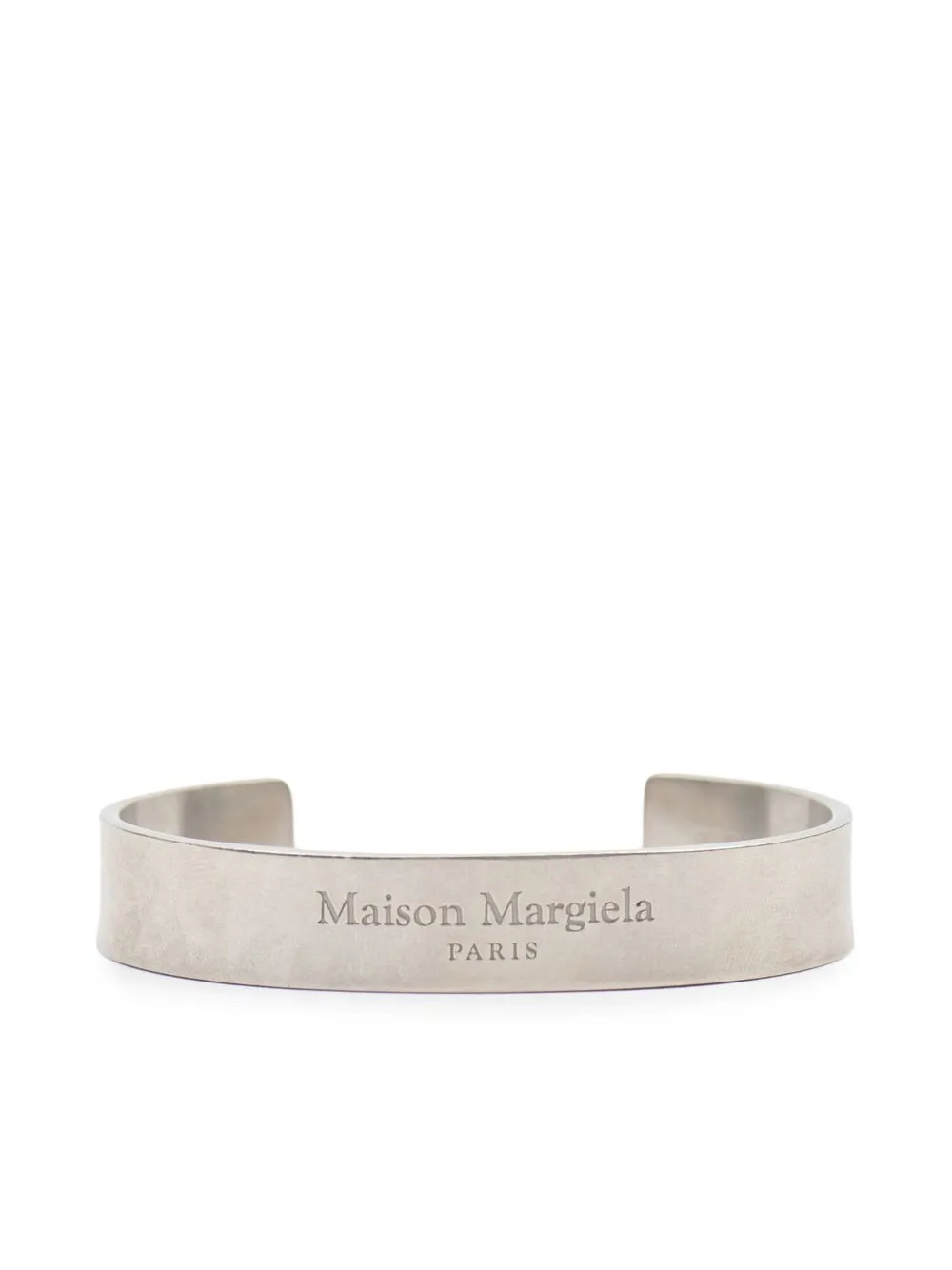 

Браслет-кафф с логотипом MAISON MARGIELA, серебяный