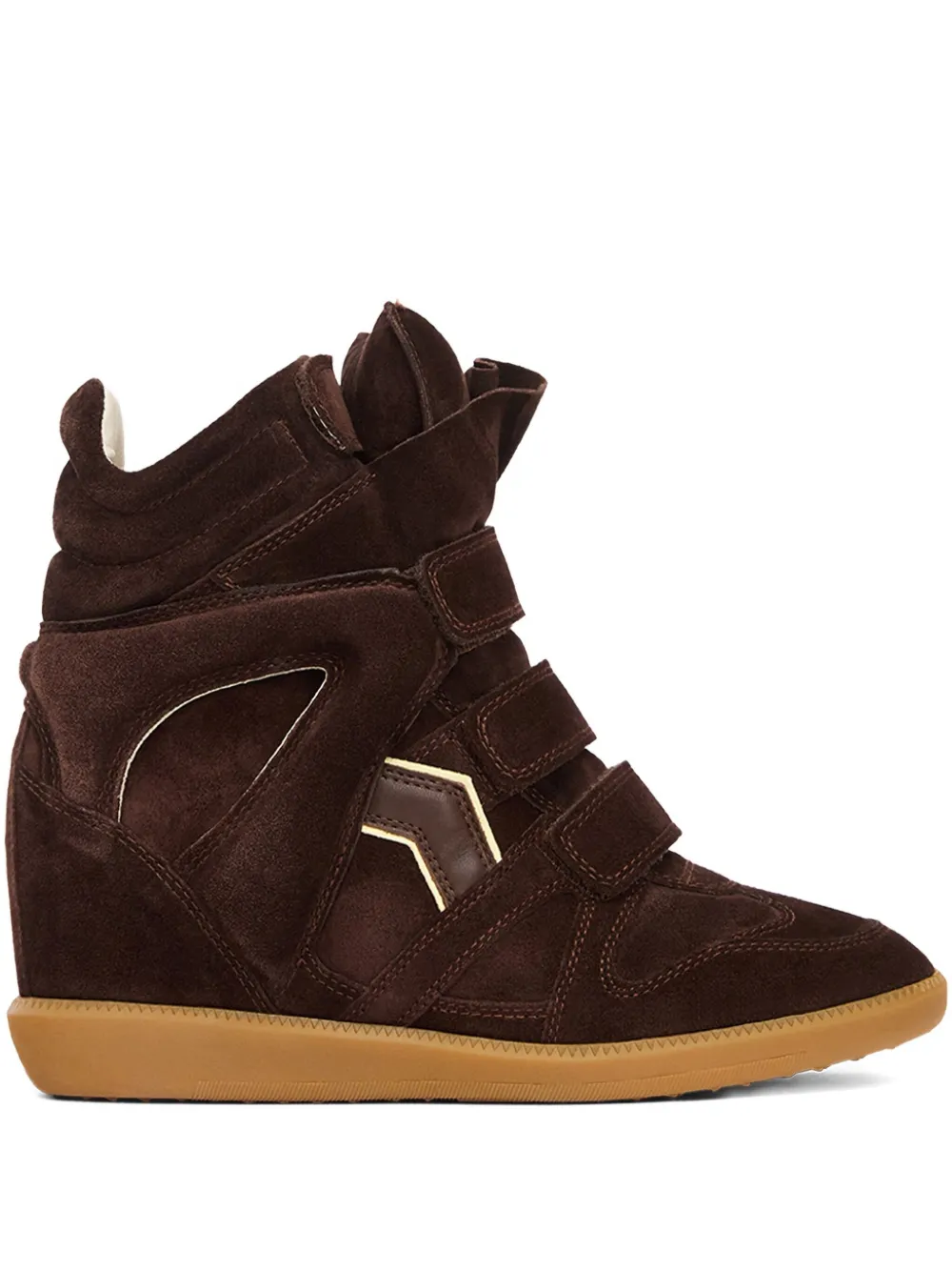 Высокие кеды Bekett Isabel Marant, коричневый