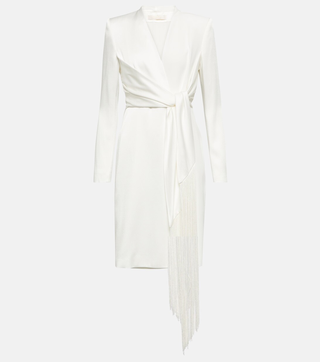 

Атласное платье с запахом Bridal Maura MAX MARA, белый