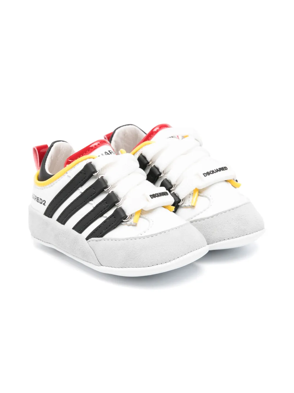 

Кроссовки с тисненым логотипом DSQUARED2 KIDS, белый