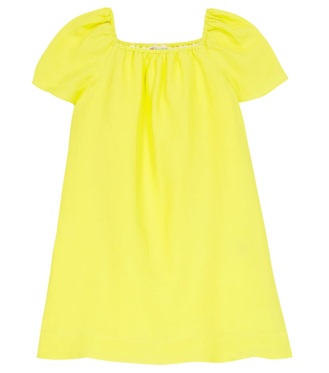 

Льняное платье Ариэль Bonpoint, желтый