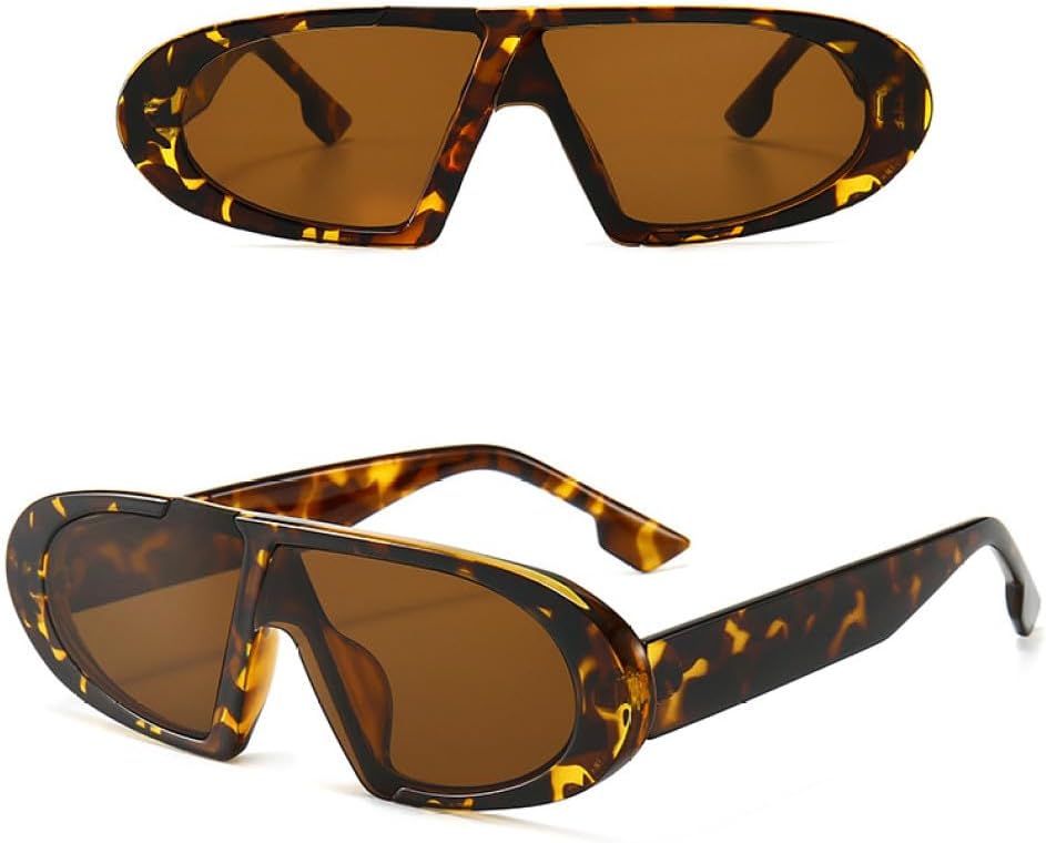 

Овальные солнцезащитные очки для женщин, ретро-очки с градиентным переходом цвета, женские солнцезащитные очки зеленого и желтого цвета, винтажные женские очки generic, 3