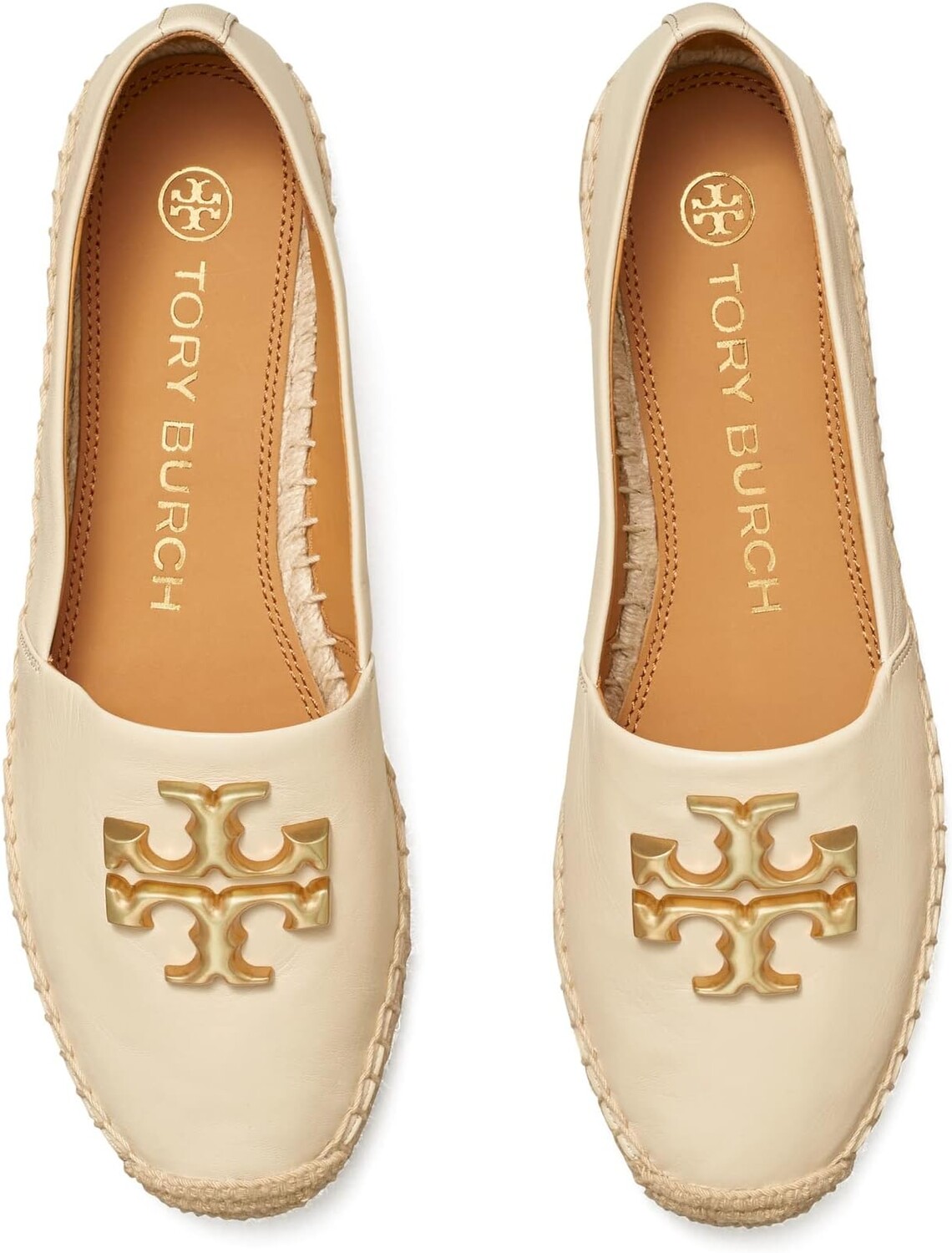 Лоферы Eleanor Espadrille Tory Burch, цвет New Cream — фото 2