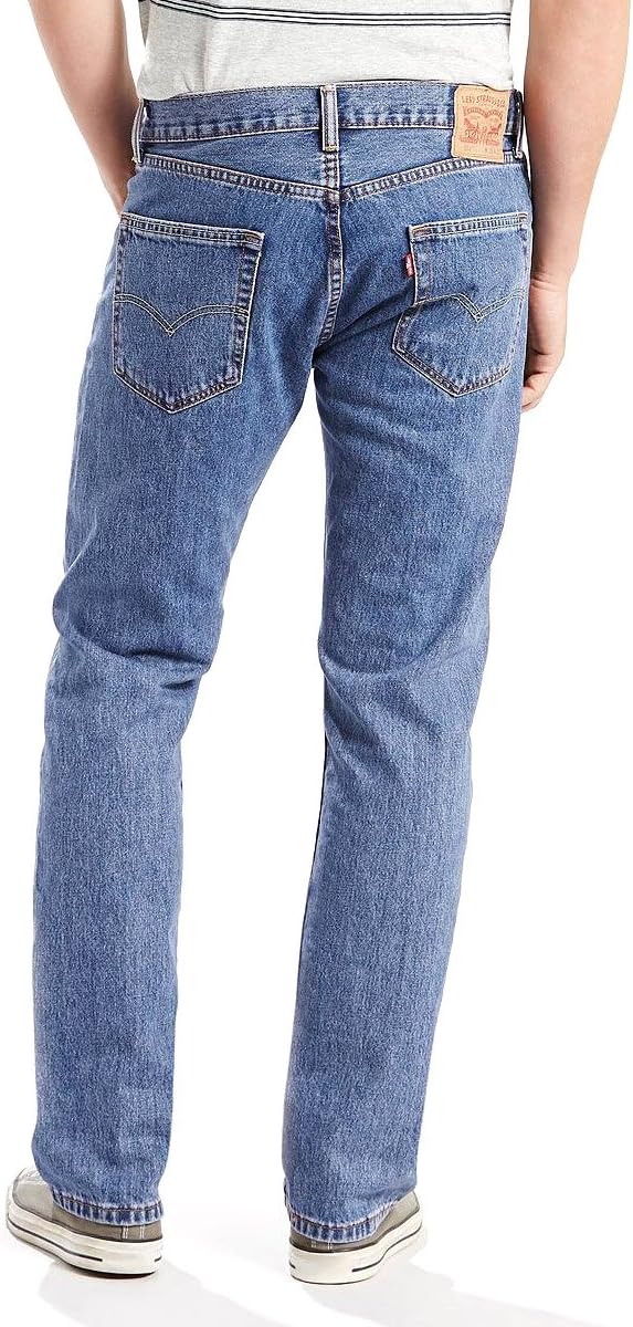 Мужские джинсы Levi's 505 Regular Fit (также доступны в размерах Big и Tall), Medium Stonewash — фото 2