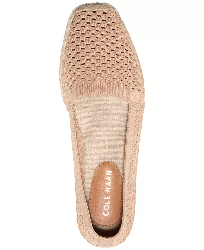 Женские эспадрильи Cloudfeel Keely с клиновидной подошвой Cole Haan, коричневый/бежевый — фото 4