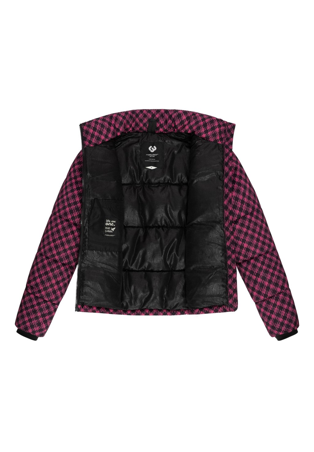 

Зимняя куртка SERAH PRINT Ragwear, розовый