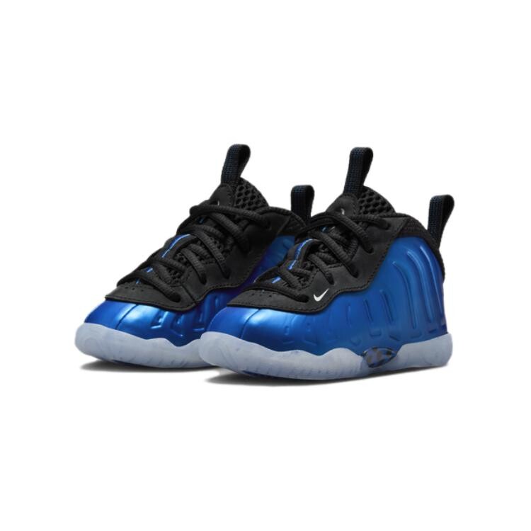 Кроссовки Nike Little Posite One Toddler Shoes TD Low-top Blue/white/black, синий — фото 3