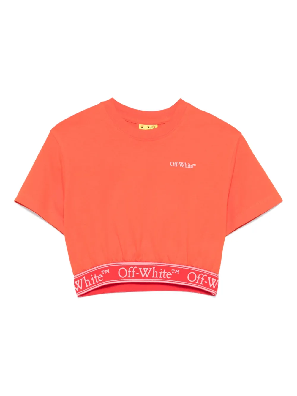 

Футболка с логотипом OFF-WHITE KIDS, красный