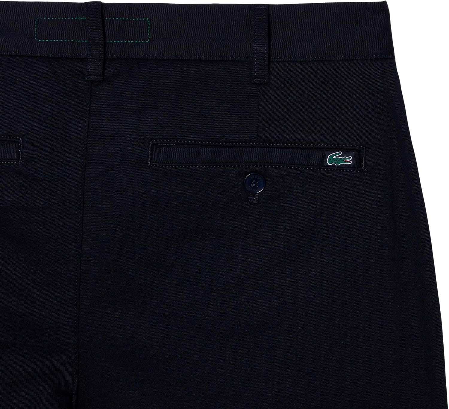 Lacorate мужские однотонные бермуды Slim Fit Lacoste, Abysm — фото 3