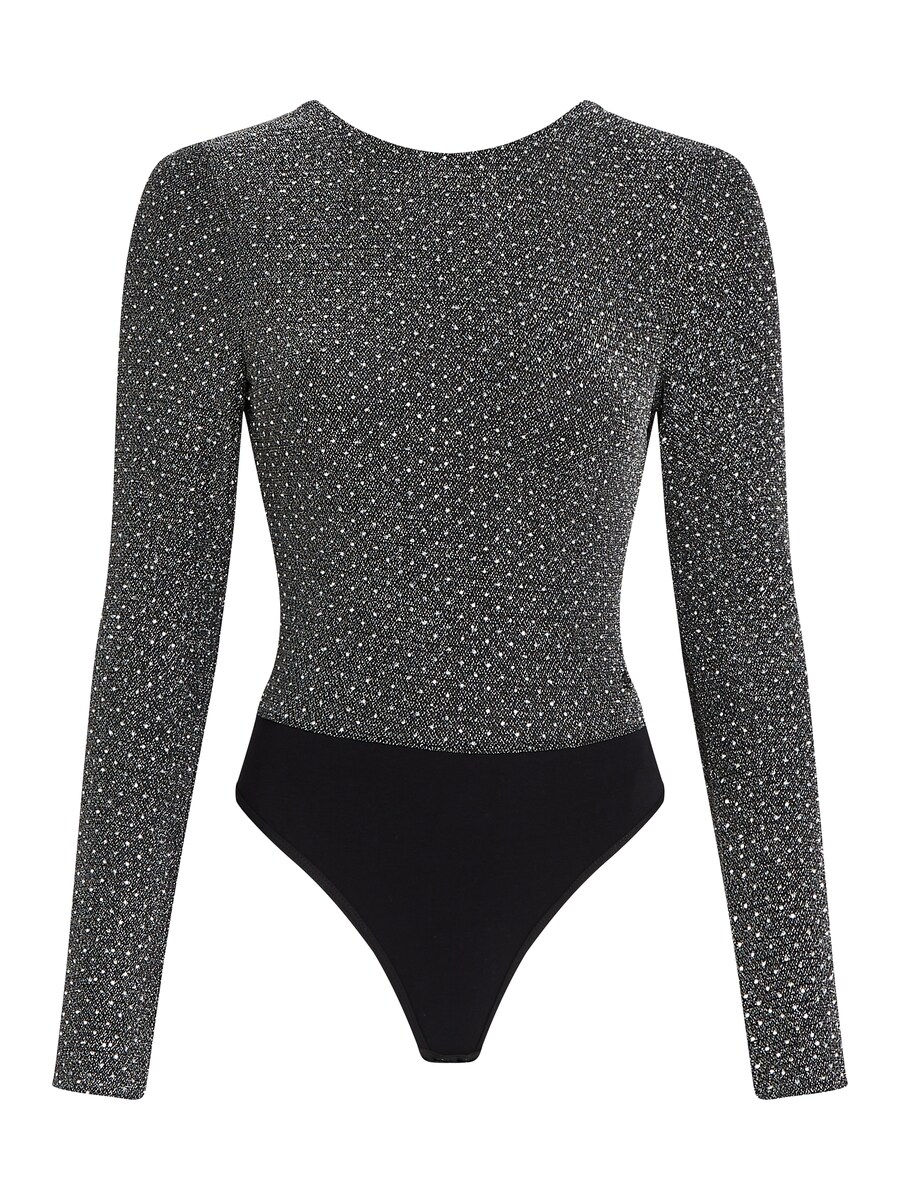 

Классический топ Karl Lagerfeld Shirt Bodysuit, серый