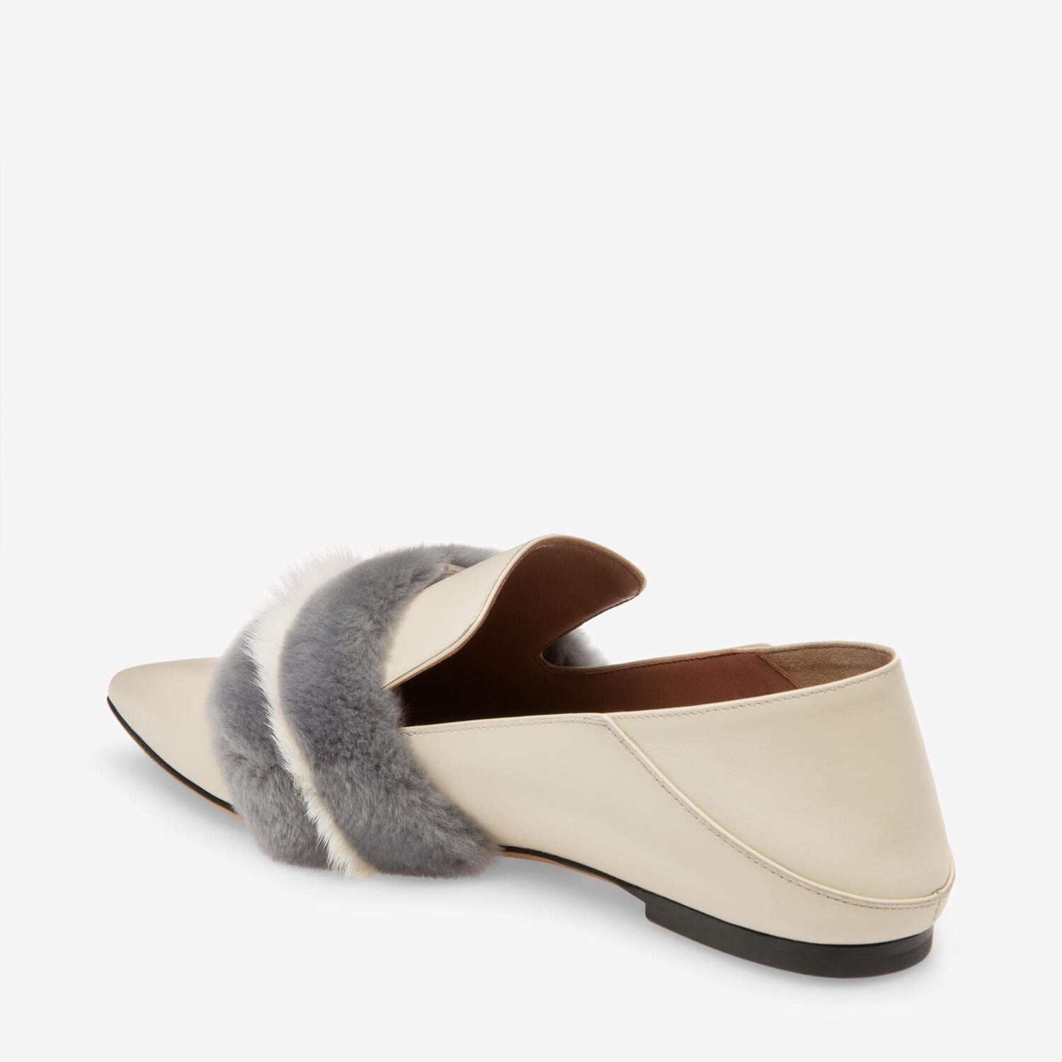 Женские туфли Bally Hamelia 6223320 из кожи теленка с мехом, мультиколор — фото 2