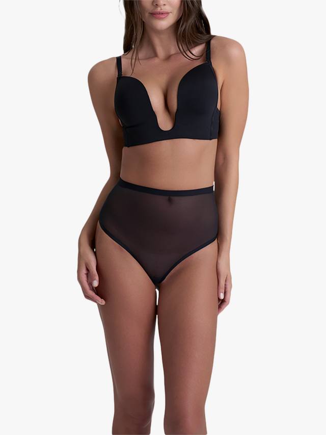 

Миди-шейпер с завышенной талией в виде стрингов Bye Bra, Black