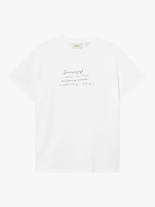 

Футболка из органического хлопка svampejagt forét, белый/черный