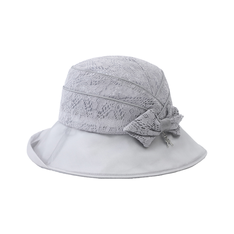 

Шляпа-ведро Mulberry Silk для женщин ELLE, серебро feather серый